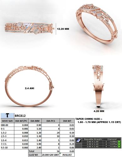 Bracelets jewellery CAD design 16 — CAD Verse