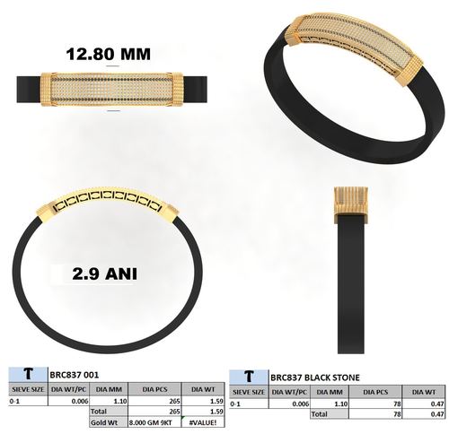 Bracelets jewellery CAD design 20 — CAD Verse