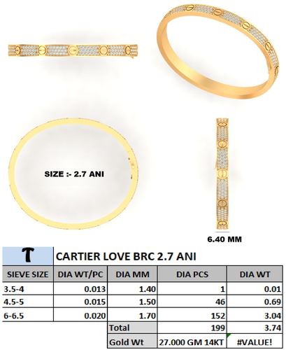 Bracelets jewellery CAD design 29 — CAD Verse