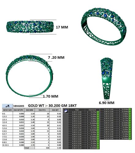 Bracelets jewellery CAD design 32 — CAD Verse