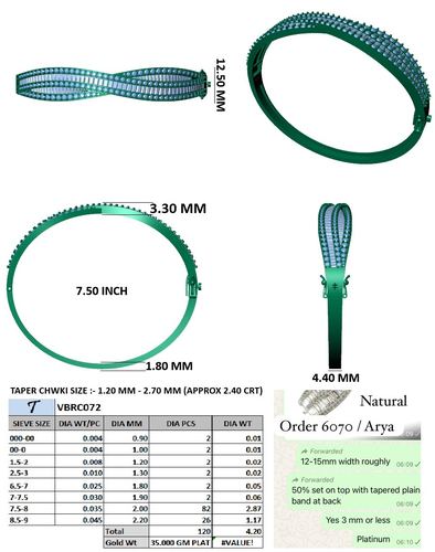 Bracelets jewellery CAD design 42 — CAD Verse