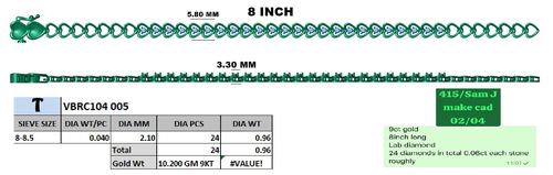 Bracelets jewellery CAD design 46 — CAD Verse