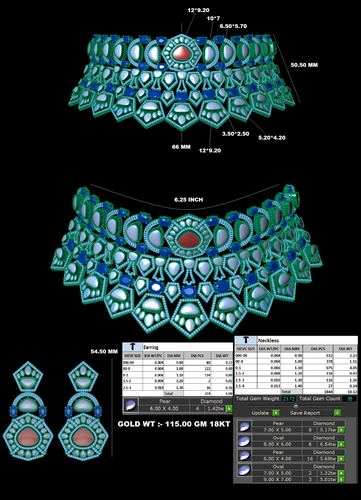 Necklaces jewellery CAD design 14 — CAD Verse