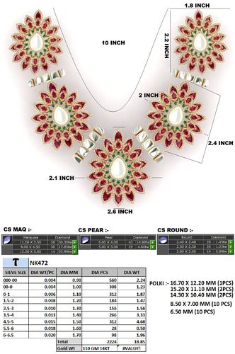 Necklaces jewellery CAD design 16 — CAD Verse