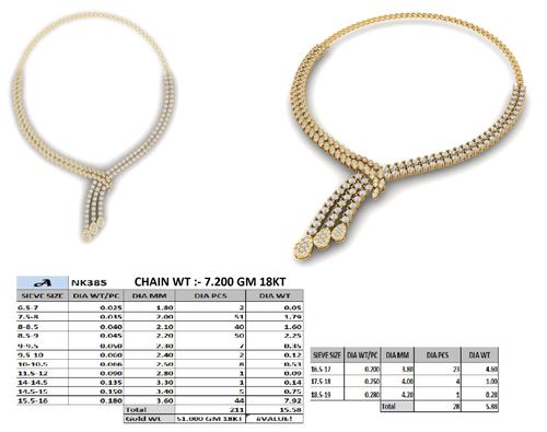 Necklaces jewellery CAD design 24 — CAD Verse