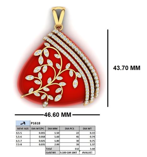Pendants jewellery CAD design 21 — CAD Verse