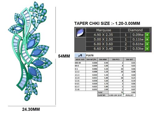 Pendants jewellery CAD design 25 — CAD Verse