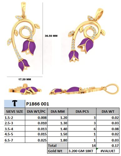 Pendants jewellery CAD design 36 — CAD Verse