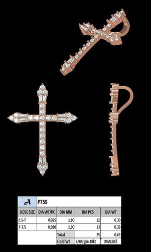 Pendants jewellery CAD design 53 — CAD Verse