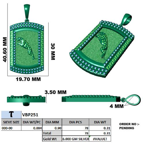 Pendants jewellery CAD design 89 — CAD Verse