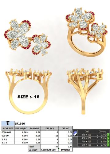 Rings jewellery CAD design 9 — CAD Verse