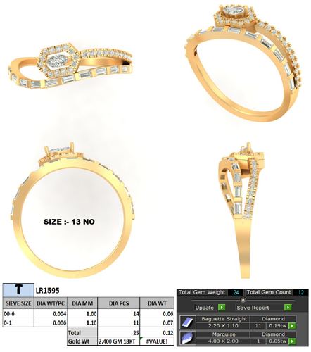 Rings jewellery CAD design 27 — CAD Verse