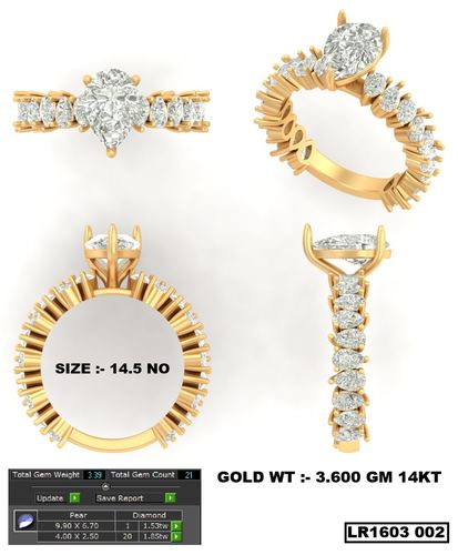 Rings jewellery CAD design 30 — CAD Verse