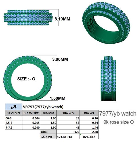 Rings jewellery CAD design 76 — CAD Verse